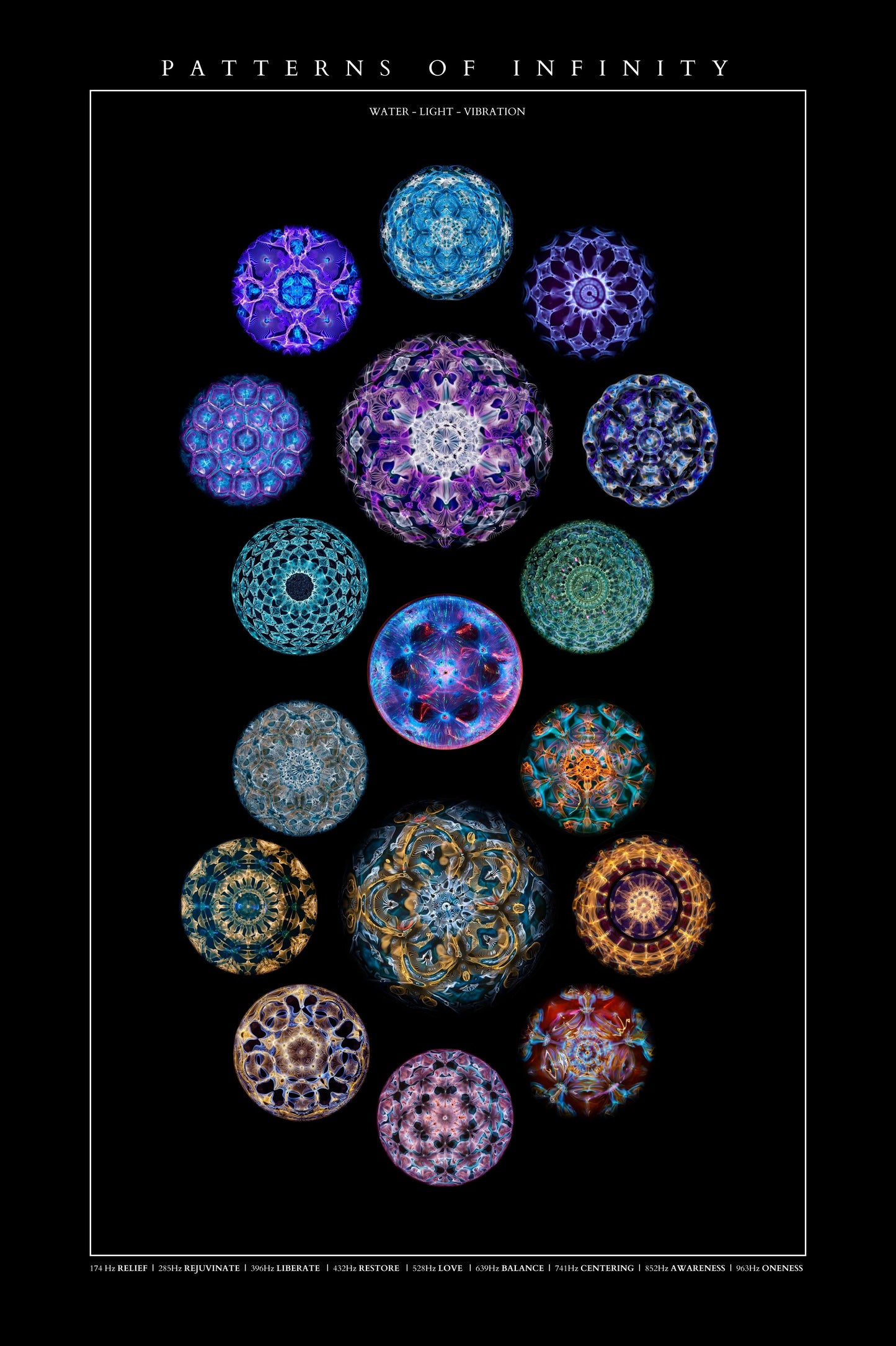 Patterns of Infinity Hanging Poster