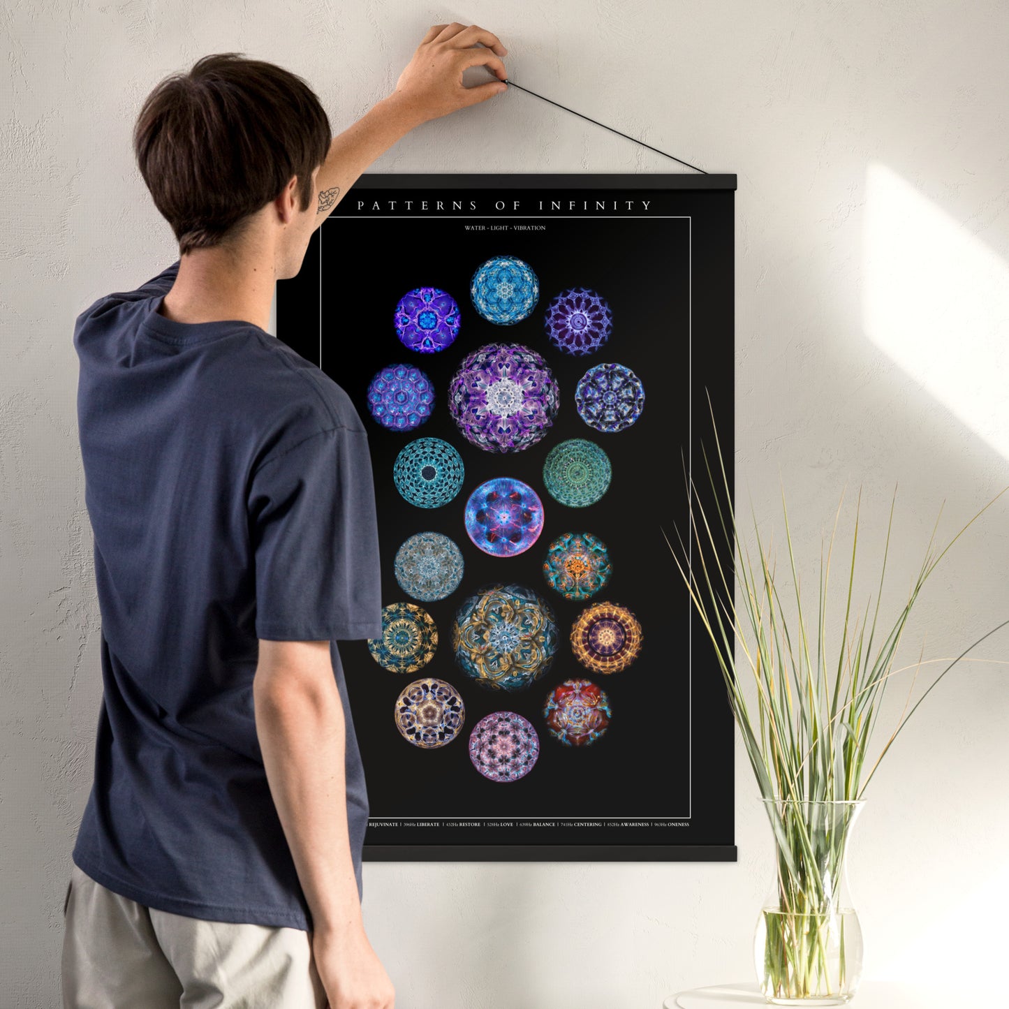 Patterns of Infinity Hanging Poster