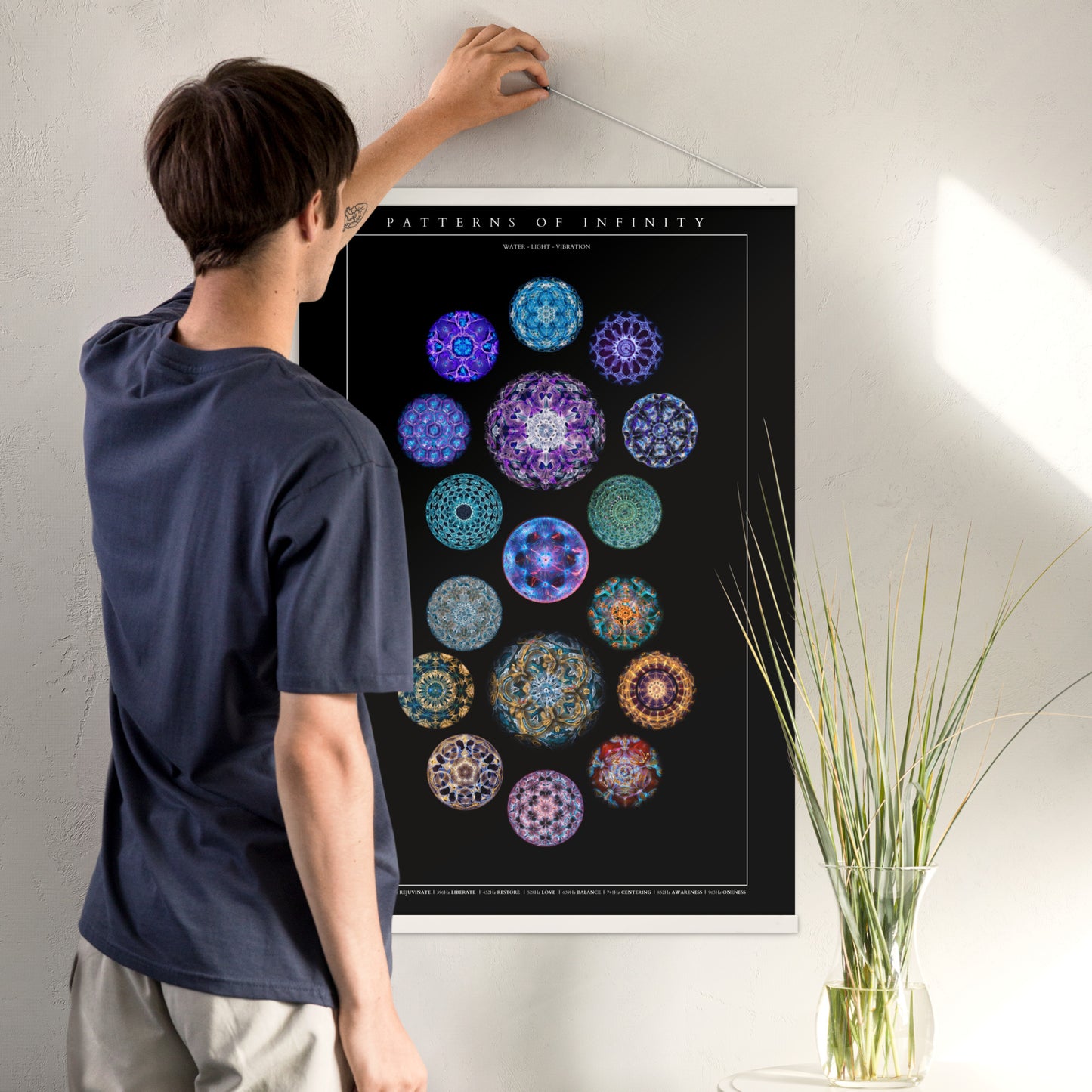 Patterns of Infinity Hanging Poster